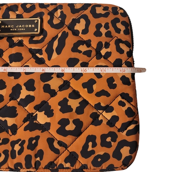 Marc Jacobs Leopard Print Quilted 13" Tablet Case - Picture 3 of 7